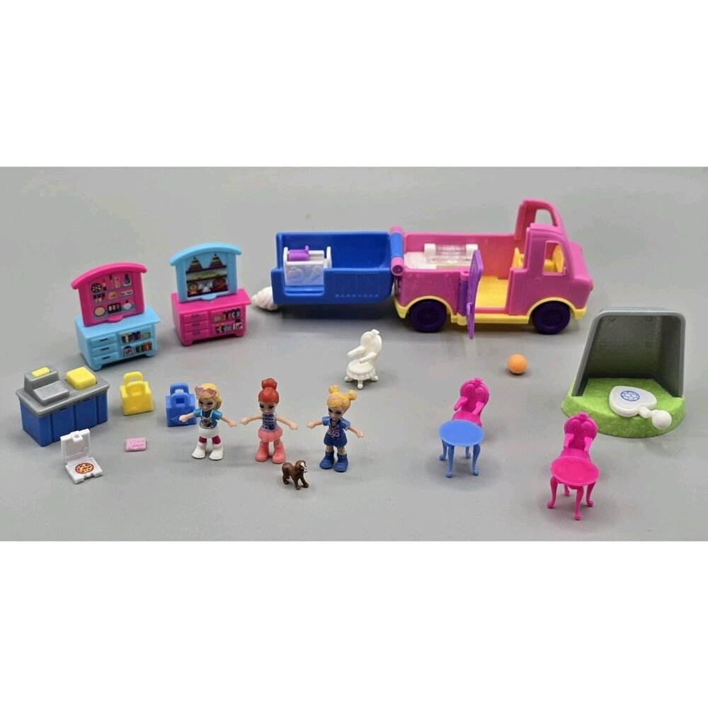 Lot Of 19 Polly Pocket Pollyville Figures‎ & Accessories 2016